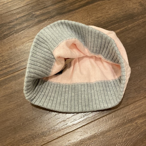 Pink/Gray Winter Beanie Hat - GAP - Picture 2 of 4
